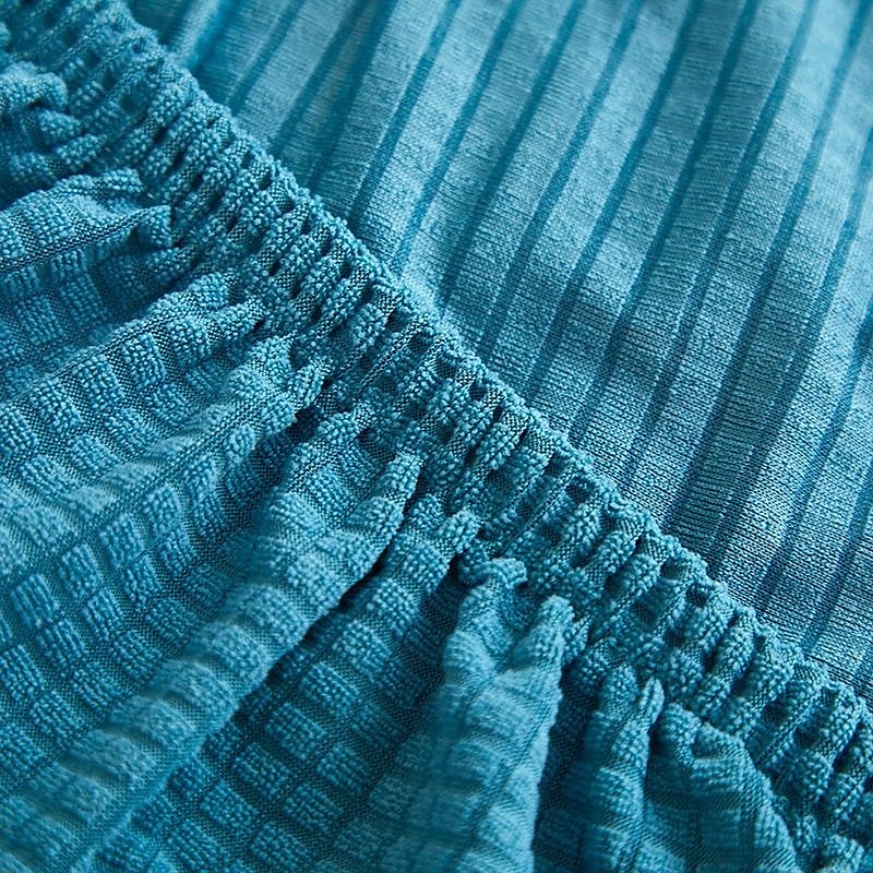 jacquardtyg armlöst bäddsoffa överdrag slipcovers stretchskydd elastiskt bänkskydd 2025 - $36.99 –P15