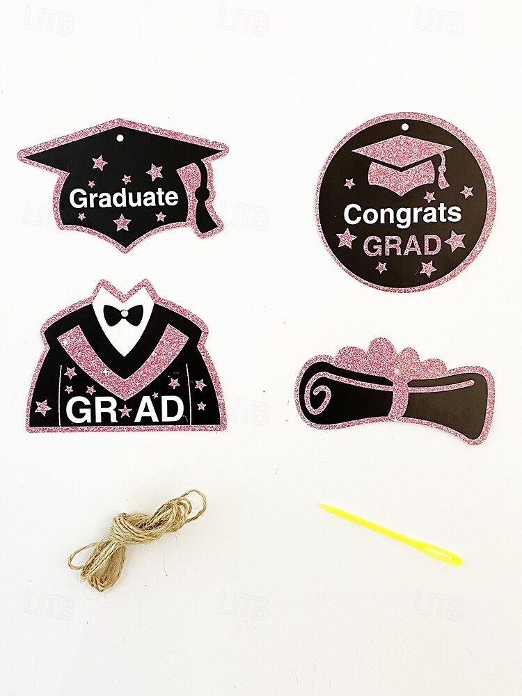 2025 gevlochten erekoord met afstudeerbedels – veelkleurige ceremonieketting voor middelbare scholieren en studenten 2025 - $14.99 –P5