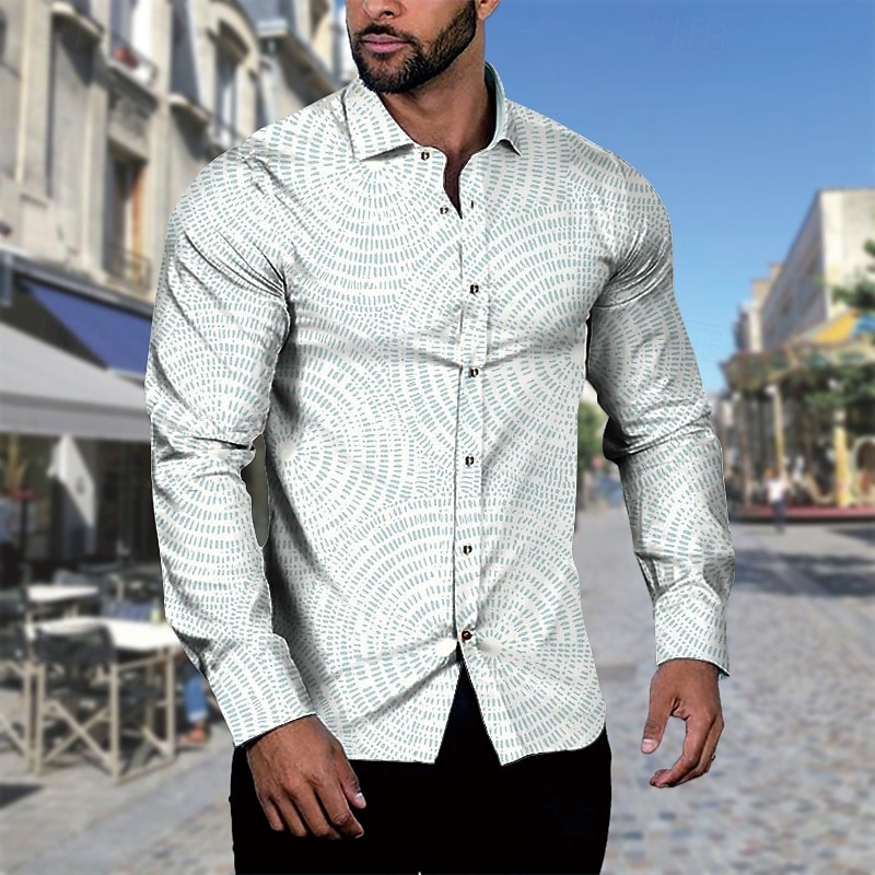 Homme Chemise Chemise d'été Chemise Décontractée Chemise de Plage Chemise Boutonnée gris bleu Noir Vert Claire Vert foncé Vert manche longue Graphique Revers Vacances Hawaïen Boutonné Vêtement Tenue de 2025 ? $21.99 –P2