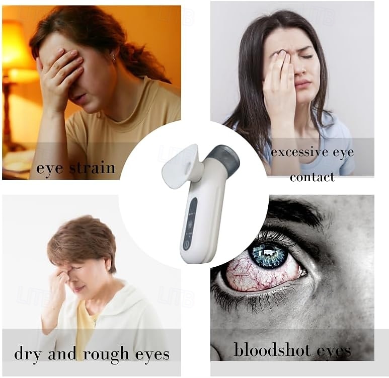 Eye Steamer for Dry Eye, Upgraded Eye Relief Steam Therapy, Heated Nano Eye Mist Steam Sprayer for Relief Dry Eye and Face, Rechargeable Eye Mist Steamer for Moisturizing & Cleaning 2025 - $25.99 –P8