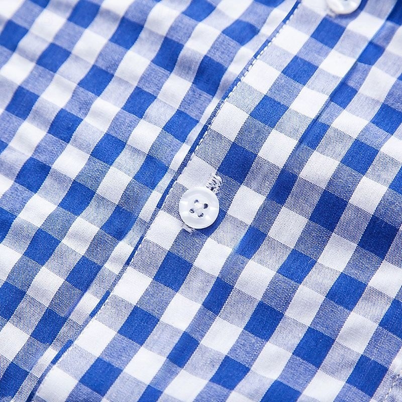 Herren Hemd Lässiges Hemd Knopfhemd Karierte Hemden Hellgrünkaffee Schwarz Rosa Rote Blau Langarm Plaid / Karomuster Kargen Urlaub Strasse Bedruckt Bekleidung Polyester Modisch Freizeit Hawaiihemd 2025 - $8.99 –P2