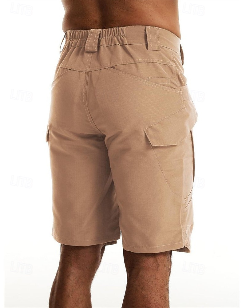 Herren Laufshorts Cargohosen Wandershorts Militär Außen Normale Passform Schnelltrocknend Shorts Dunkelgrau Schwarz Jagd Klettern Laufen 30 32 34 36 38 2025 - $21.99 –P2