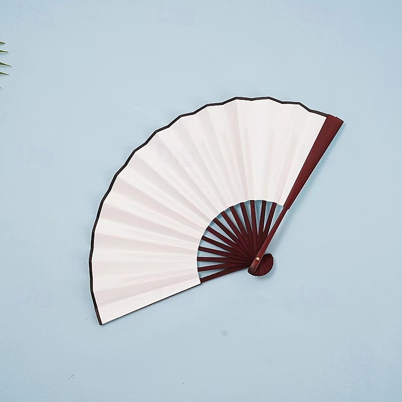 Éventails à bottes sur le sol, éventails à grands plis, éventail de danse en ligne, éventails pliants décoratifs, éventails chinois en tissu rétro vintage, pour spectacle, danse, mariage de 2025 ? $6.49 –P6