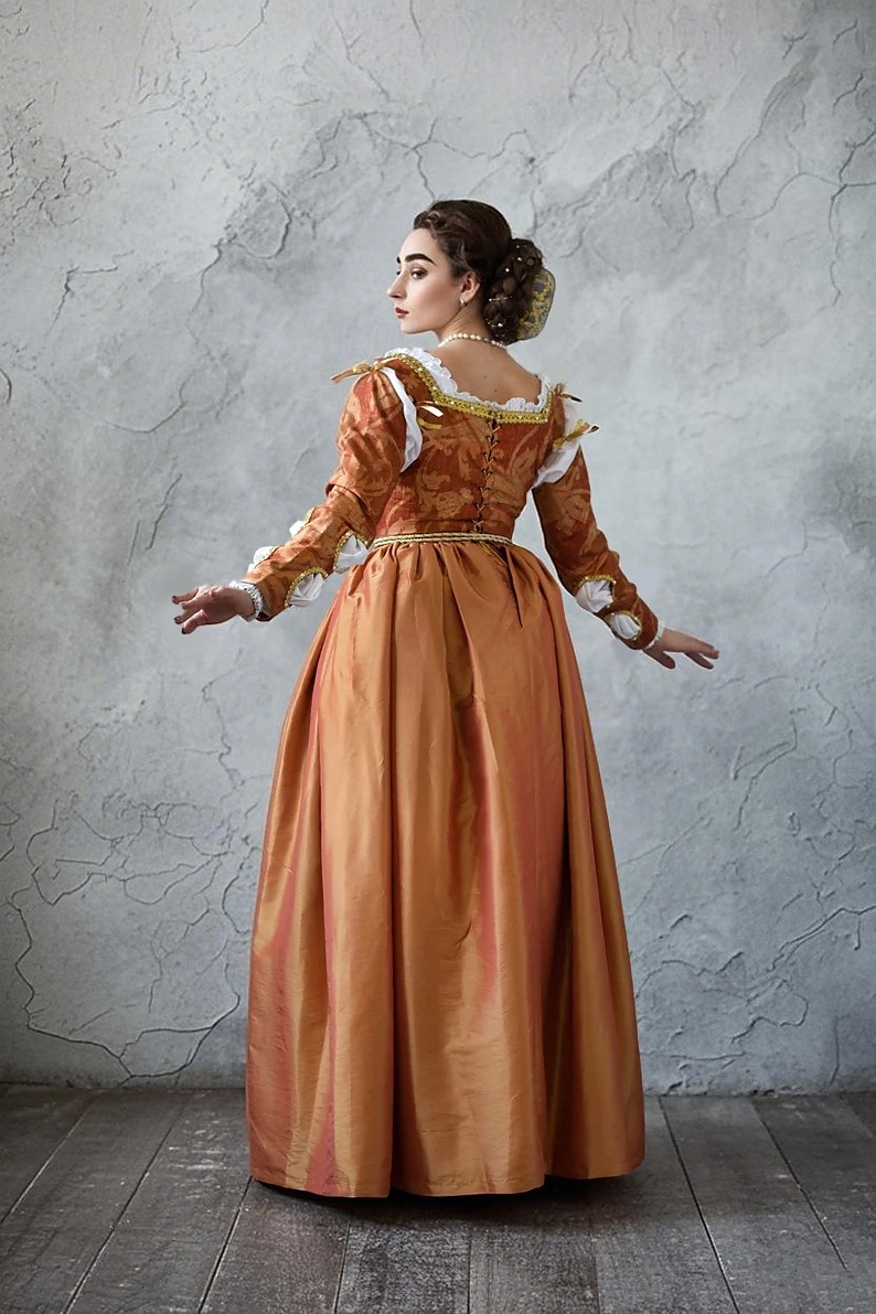 Médiéval Renaissance Robe Robes de Bal Viking Chevalier Celtique Déguisement Femmes Royal Halloween Carnaval Mascarade Performance LARP Foire de la Renaissance Adulte Robe de 2026 ? $169.99 –P2