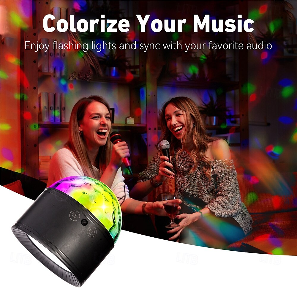 2025年 LED ウォールライト スポットライト リモコン付き 3色 デュアルヘッド 小さな魔法のボール 雰囲気ランプ クリエイティブ ナイトランプ レインボー投影 小さな魔法のボール USB 充電 フェスティバル パーティー 雰囲気 装飾ランプ 1個  コレクション – $32.99 –P7