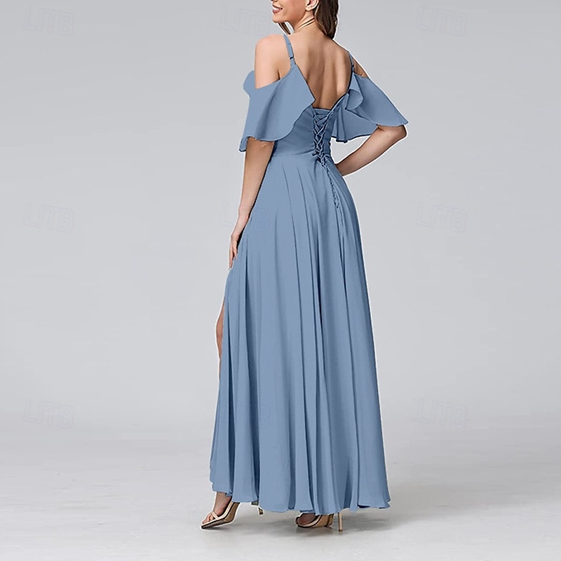 Femmes Robe Longue Maxi Robe Robe de Bal Robe de Soirée Robe de Cocktail Mode Soirée Occasion Spéciale Date Coupe régulière Uni Manche Courte Col en V Jaune Vert Claire Bleu Vert Été de 2025 ? $31.99 –P5