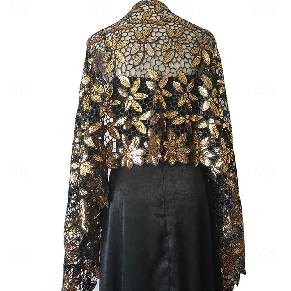 Dames Wikkel Elegante Zon Bescherming Mouwloos Kant Bruiloft Wikkels Met Effen Kleur Voor Bruiloft Zomer 2025 - $26.99 –P17