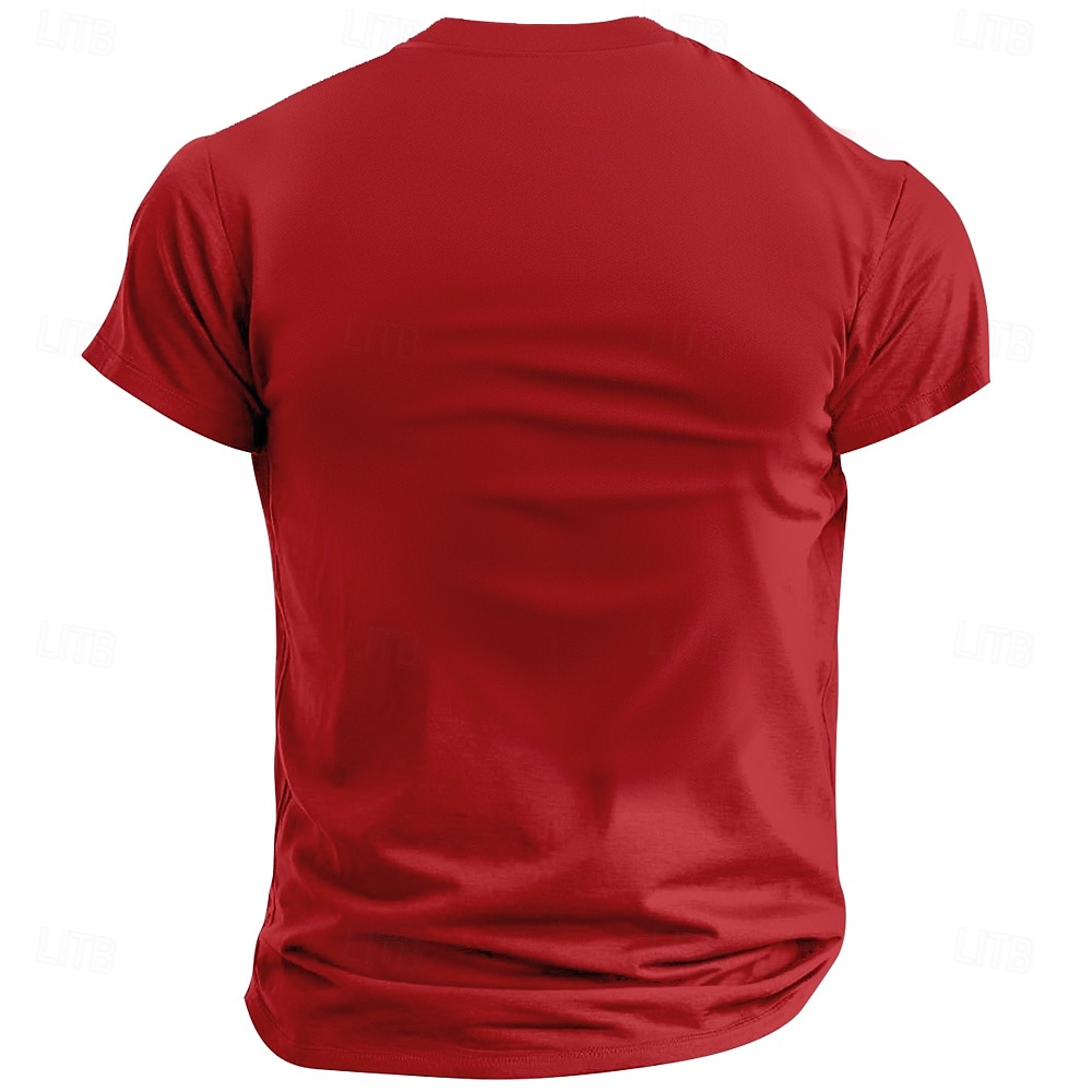 Herre Morsom Slang kone T skjorte Kortermet T skjorte Grafisk trykk Crew-hals Skjorte Mote Daglig Fritid Gate Avslappet Daglig Rød Blå Grønn Sommer Vår Alle årstider Klær S M L XL XXL XXXL 2025 - $17.99 –P4