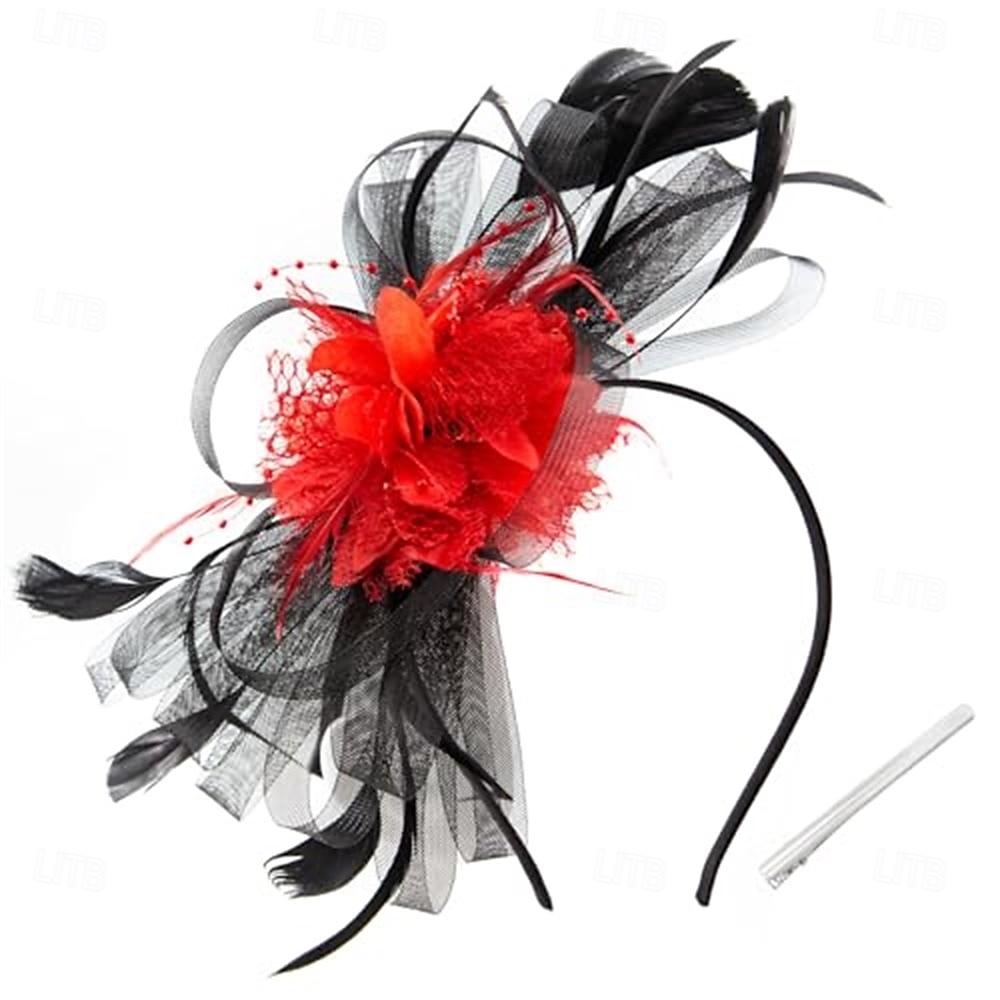 Elegante Derby Copricapo affascinante Gentildonna Costume Per donna Carnevale Feste Derby Ricevimento di matrimonio Adulti Fascinator Primavera & Estate del 2026 a $52.99 –P7