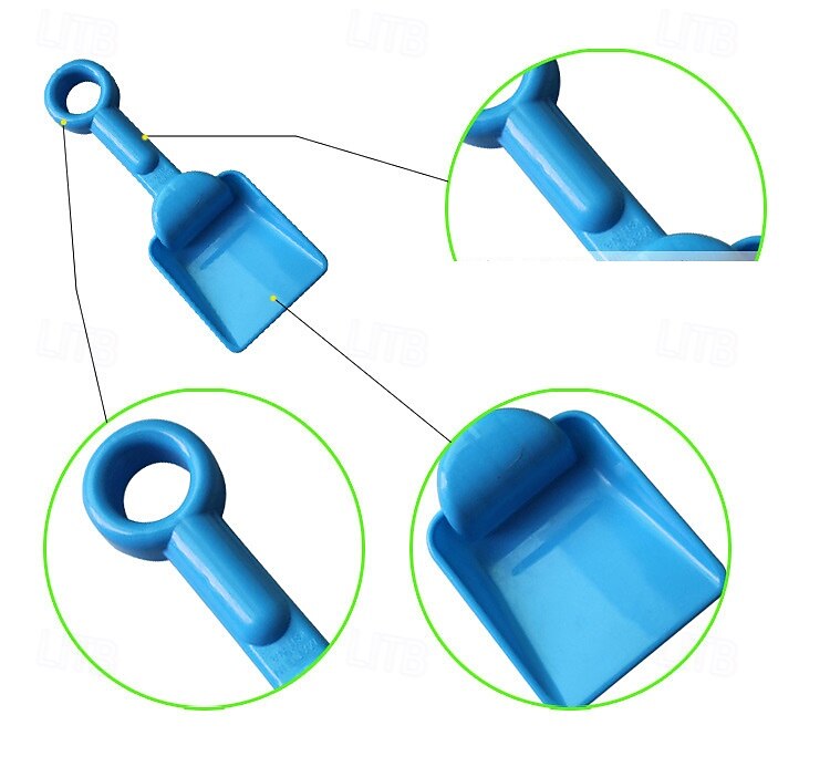 strand sand spader for barn - 4 pakker spader fargerike scoops reise sand leker for småbarn barn utendørs graving lek kraftig plast hage planting spader spader sett sandkasse leker 2025 - $14.99 –P6