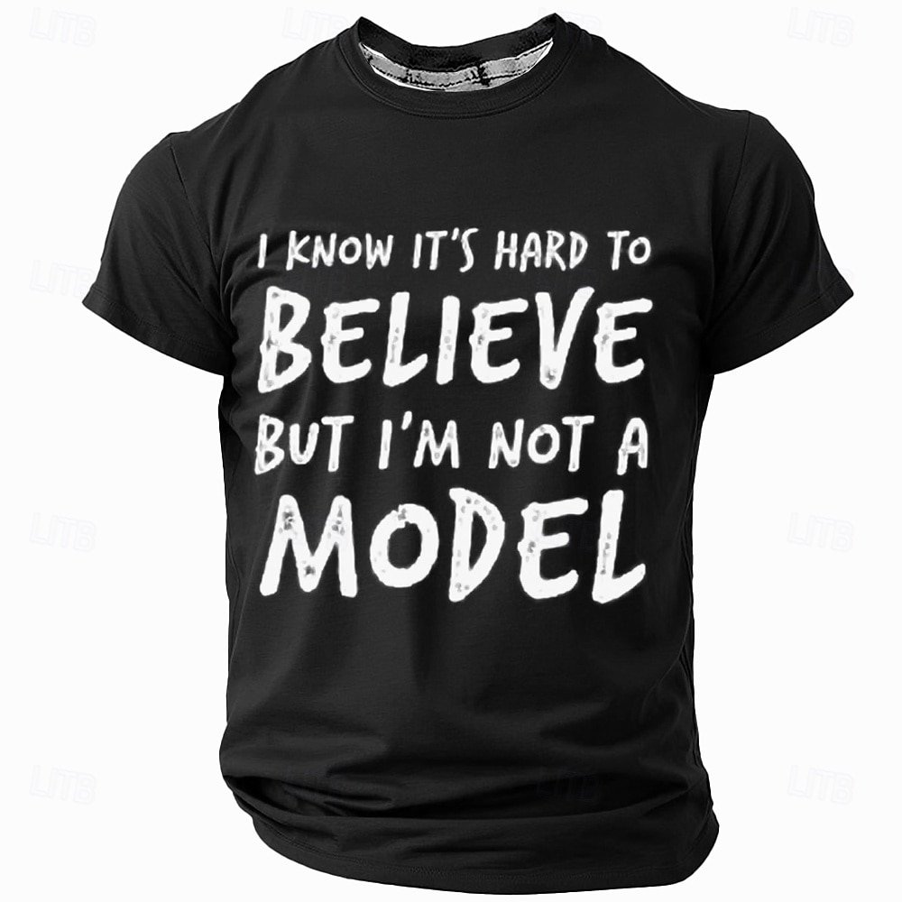 Herre Morsom Slang T skjorte Kortermet T skjorte 3D-utskrift Crew-hals Skjorte Mote Daglig Fritid Gate Avslappet Daglig Svart Rød Blå Sommer Vår Klær S M L XL XXL XXXL 4XL 2025 - $17.99 –P4