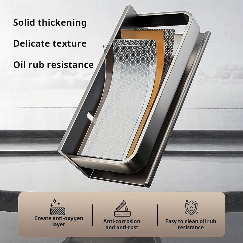 závěsný stojan na kořenky koupelnová nástěnná police, 30/40/50 cm nástěnná skříňka na kořenky nástěnný organizér na kořenky vodotěsný a nerezový organizér na koření 2026 - $28.99 –P7