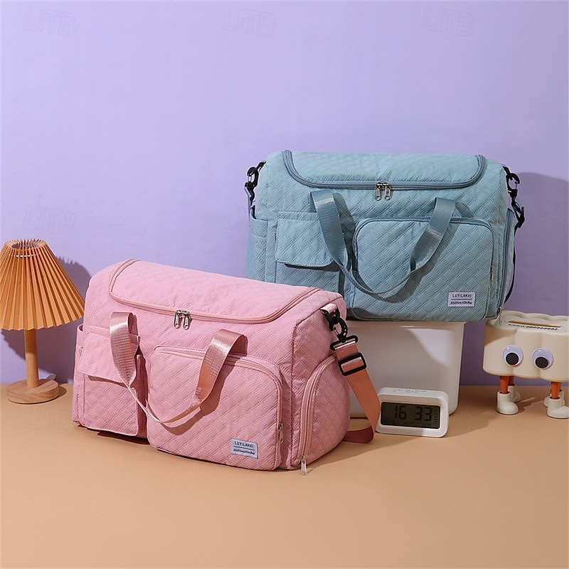 Sac de voyage week-end avec compartiment à chaussures, fourre-tout en tissu Oxford grande capacité avec fermeture éclair, sac à bandoulière matelassé pour ranger les vêtements, bagage de sport de nuit de 2026 ? $22.99 –P6