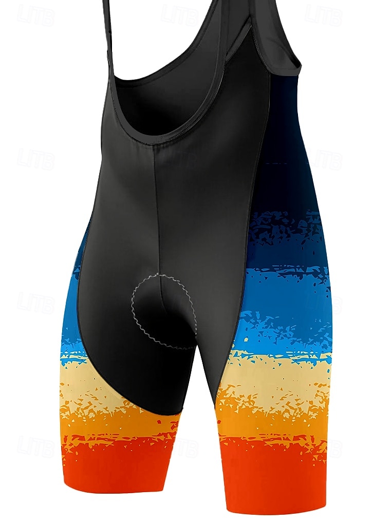 Herren Fahrradträgerhose Fahrradhose 3D gepolsterte Shorts Fahhrad Shorts Trägerhose Sport Sonnenschutz 3D-Polster Schnelltrocknend Atmungsaktiv Rot Bekleidung Fahrradbekleidung 2025 - $27.49 –P3