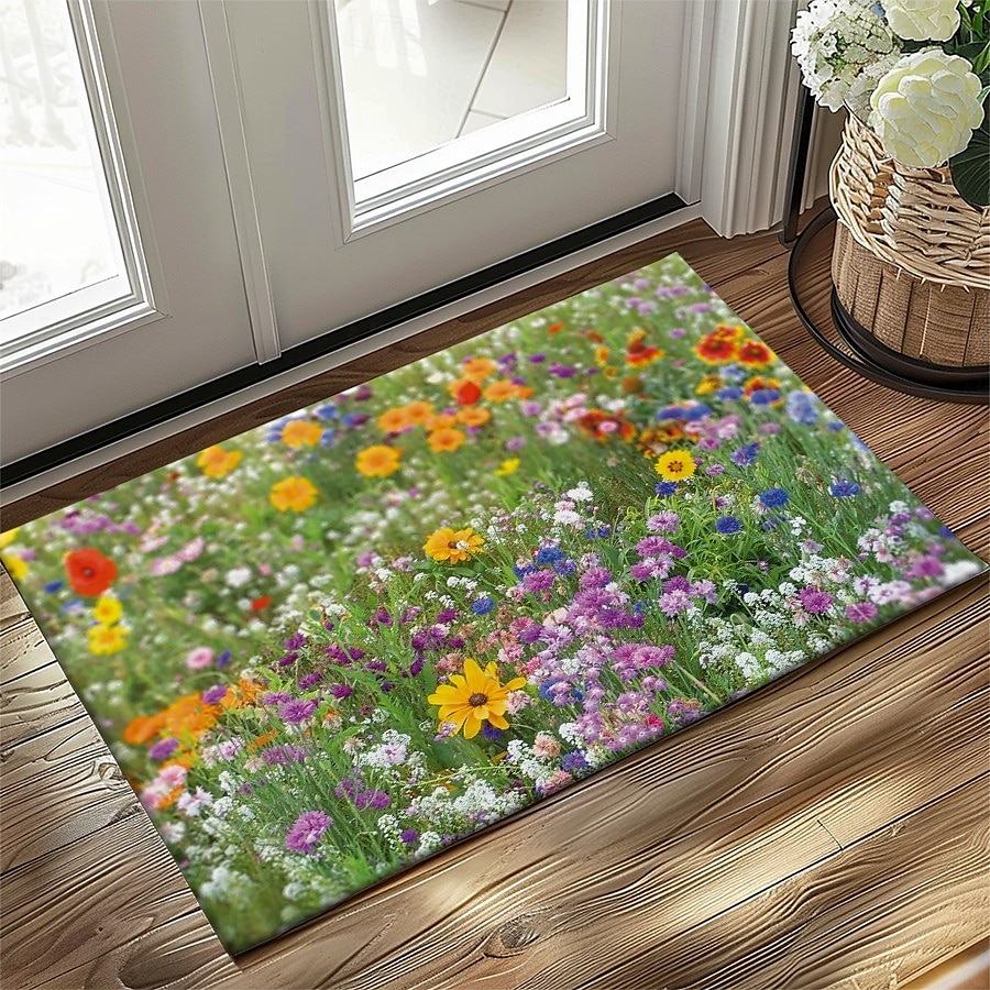 Tappeto Decorativo a Fiori Multicolore Tappetino per Cucina Antiscivolo Tappeto a Prova d'Olio Tappeto per Interni Esterni Decorazione per Camera da Letto Bagno Tappeto d'Entrata del 2026 a $17.99 –P2