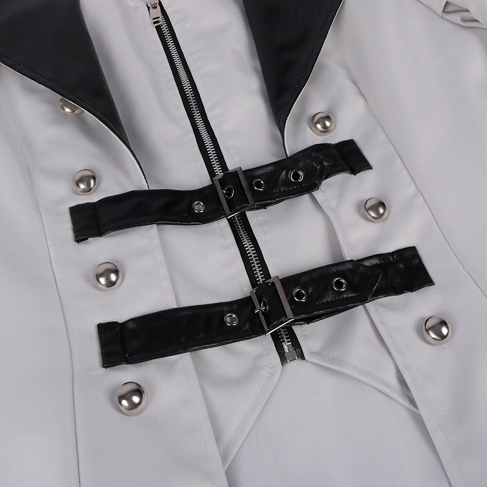 Punk és gótika Viktorijanski Steampunk Kabát Szerepjáték Jelmezek Ruházat Vámpírok Férfi Mindszentek napja Farsang LARP Ren Faire Felnőttek Kabát 2025 - $61.99 –P11