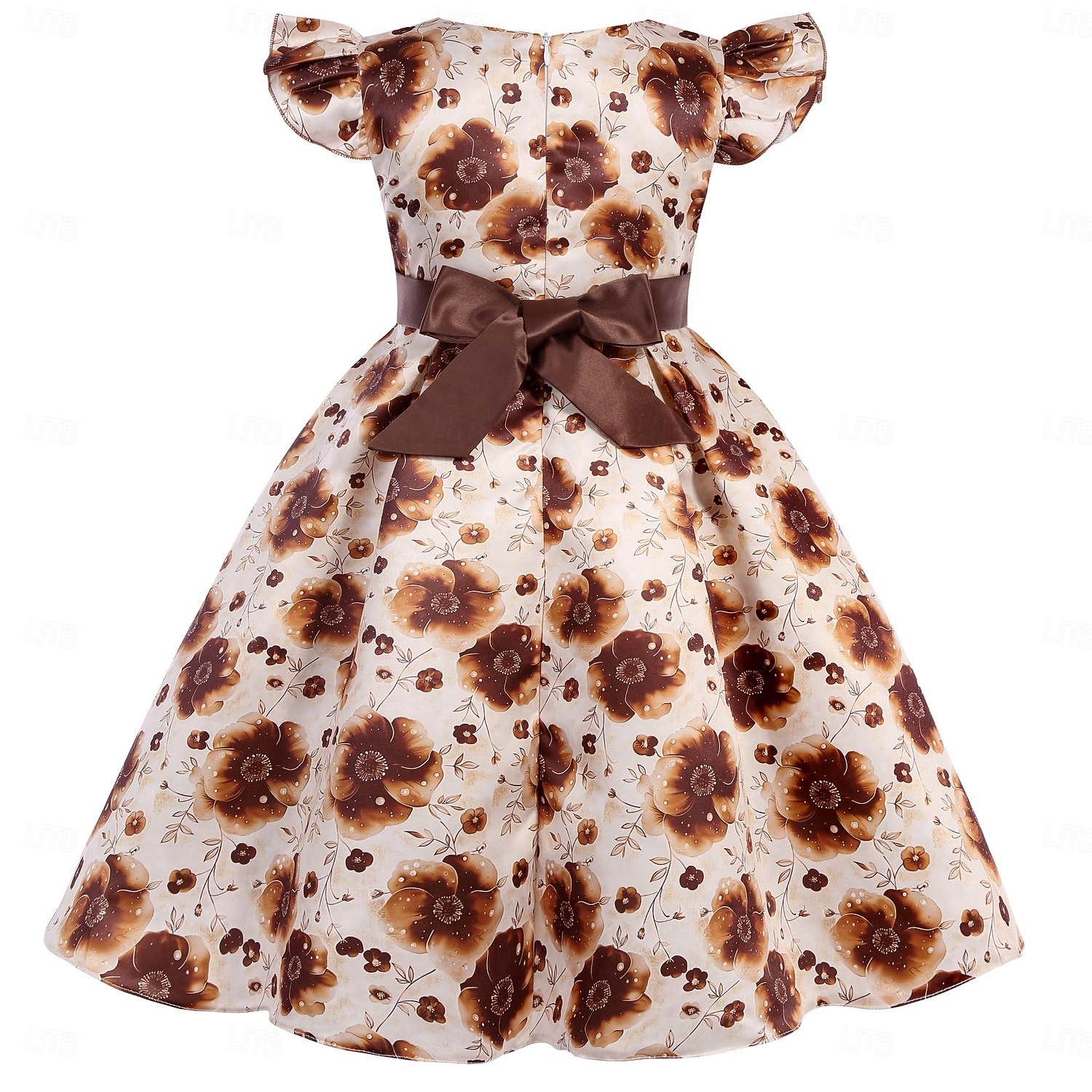 Kids Girls' Party Dress Solid Color Graphic Sleeveless Performance Special Occasion Princess Sweet Polyester Party Dress Summer Spring kids Pink Blue Brown 2026 - $34.99 –P10