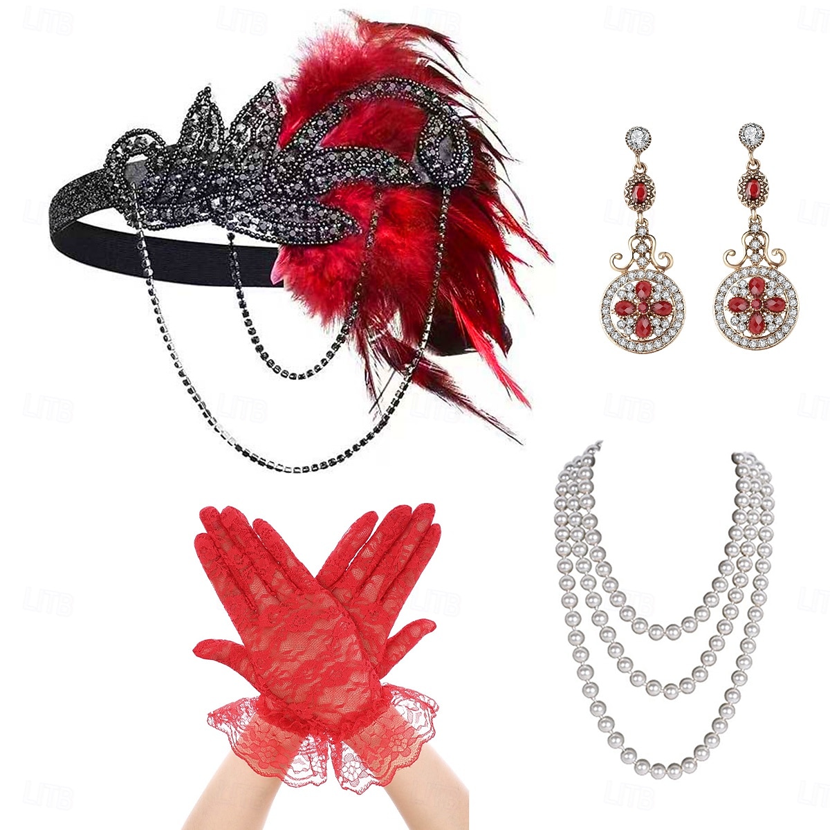 1920-as évek A nagy Gatsby Flapper fejpánt A nagy Gatsby Toll Retro Csillogó glitter Kristály / Strassz Jelmez Női Farsang Álarcos mulatság Április bolondja Party estélyi viselet Álarcos mulatság 2025 - $23.99 –P6