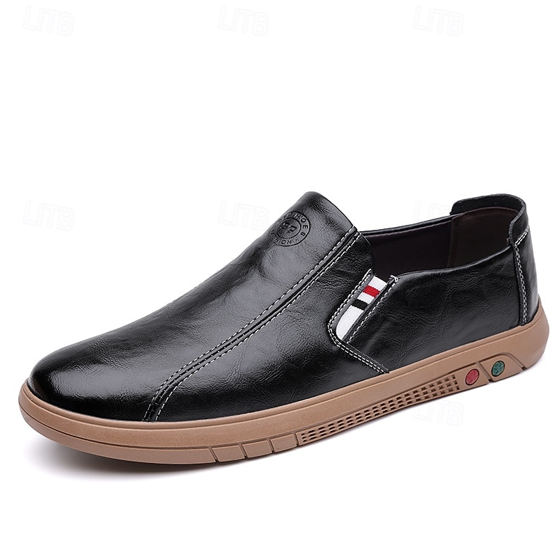 Herren Slipper aus Kunstleder – stylische Freizeitschuhe für Business, Büro und Alltag 2026 - $46.99 –P2