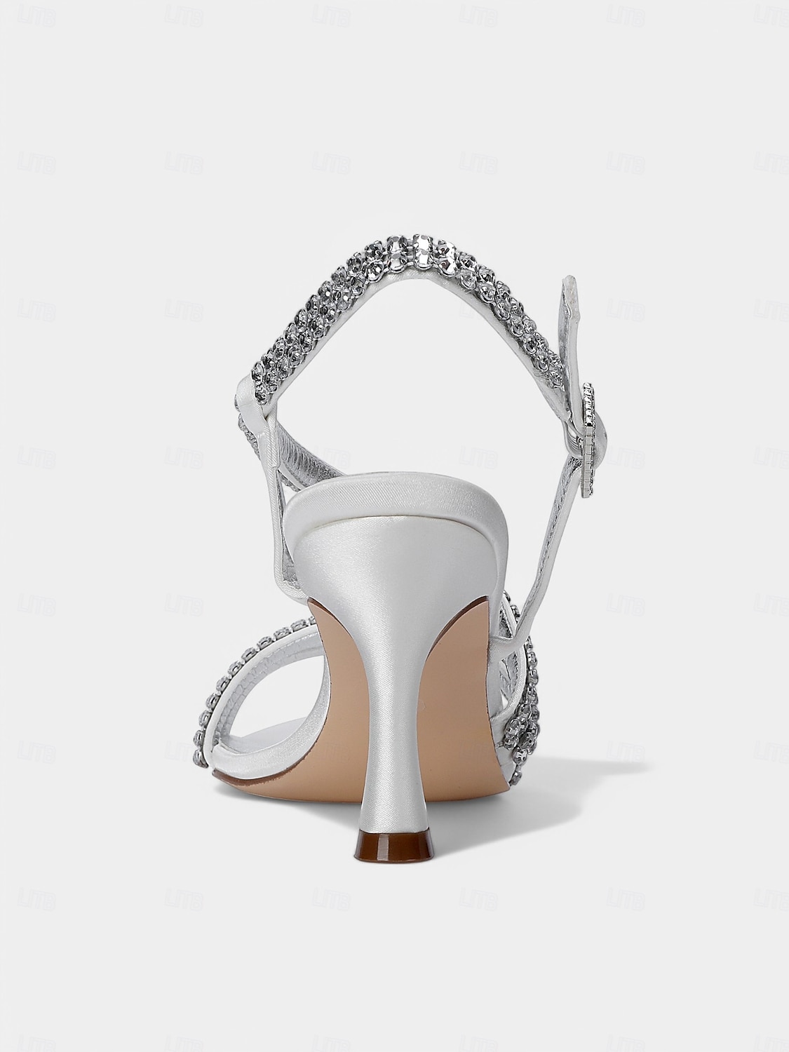 sandali da donna con cinturino posteriore argentato e dettagli in strass – tacchi a gattino aperti e scintillanti per cocktail serali e ricevimenti nuziali del 2025 a $69.99 –P3