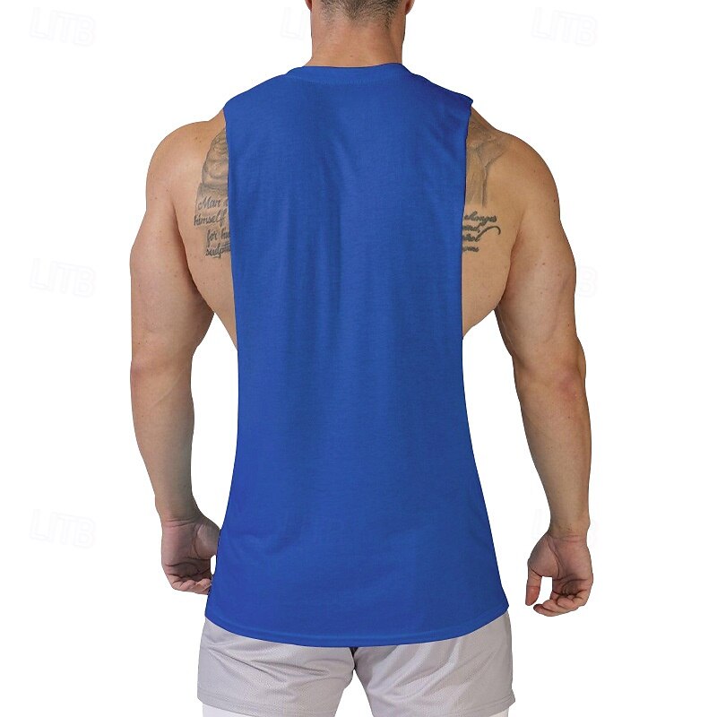 Men's Tank Top Vest Top Undershirt Sleeveless Shirt Sleeveless Crew Neck Summer Print Fashion Designer Basic Classic Vacation Street Going out Black White Pink Top Tee for Men 2025 - $16.99 –P9