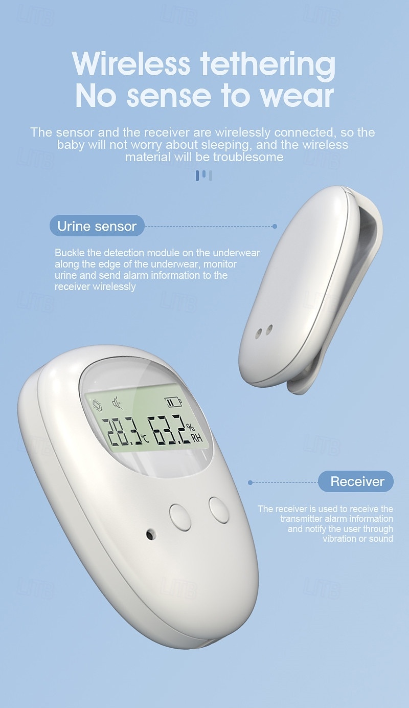 Wireless new enuresis alarm for children elderly urination and defecation training device for bedwetting reminder 2025 - $63.99 –P10