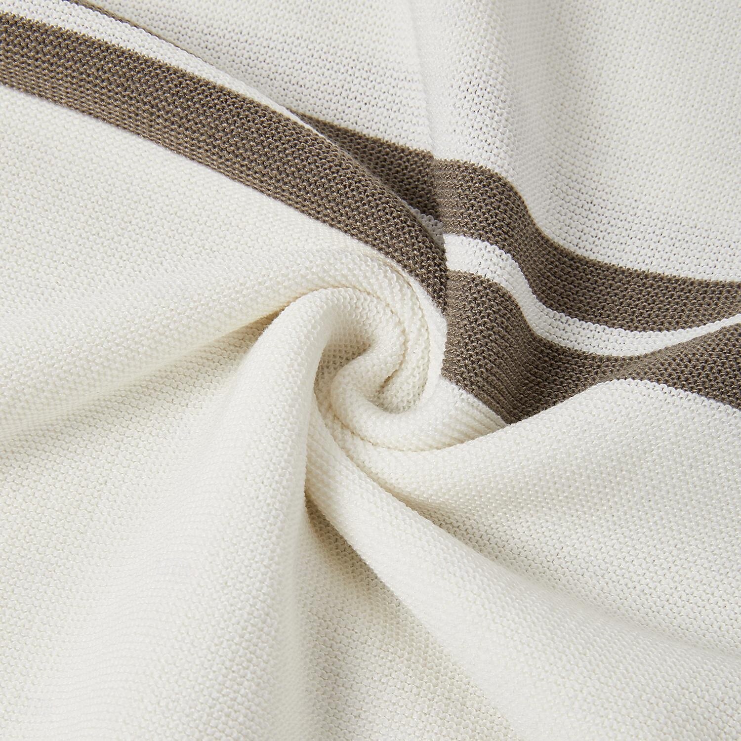 Herre Polo Strikk polo Virksomhet Avslappet V-hals Kortermet Formelt Fargeblokk Original Sommer Alle årstider Svart Hvit Militærgrønn Beige Polo 2025 - $27.99 –P12