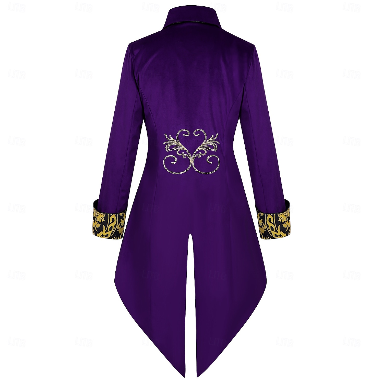 Retrò Vintage Punk & Gotico Medievale Cappotto Smoking Frac Per uomo Reale Halloween Carnevale Feste LARP Fiera Rinascimentale Adulti Cappotto Tutte le stagioni del 2025 a $63.99 –P5