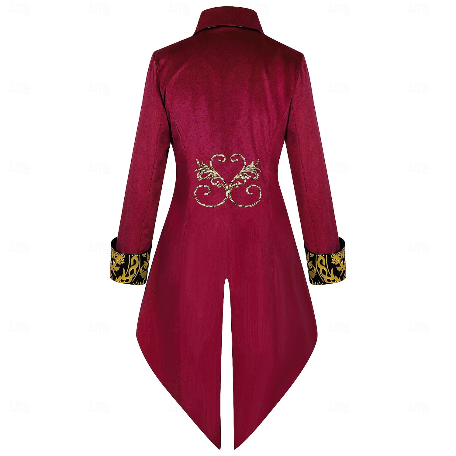 Retrò Vintage Punk & Gotico Medievale Cappotto Smoking Frac Per uomo Reale Halloween Carnevale Feste LARP Fiera Rinascimentale Adulti Cappotto Tutte le stagioni del 2025 a $63.99 –P4