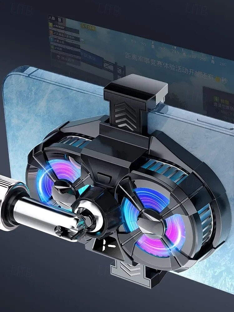SL07 Mobile Phone Cooler 3 Gears Adjustable Semiconductor Cooling Fan Radiator for IPhone Android PUBG Live Streaming Heat Sink 2025 - $37.99 –P8