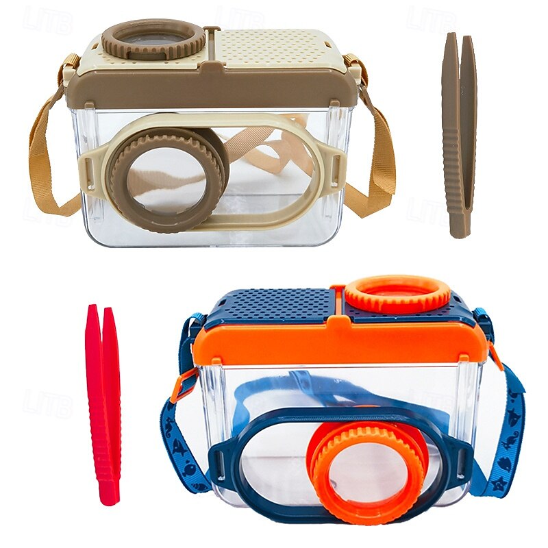 Boîte d'observation des insectes, filet de capture d'insectes, ensemble d'alimentation et de conduite en mer, jouet éducatif en biologie scientifique, outil d'exploration en plein air pour enfants de 2025 ? $20.99 –P1