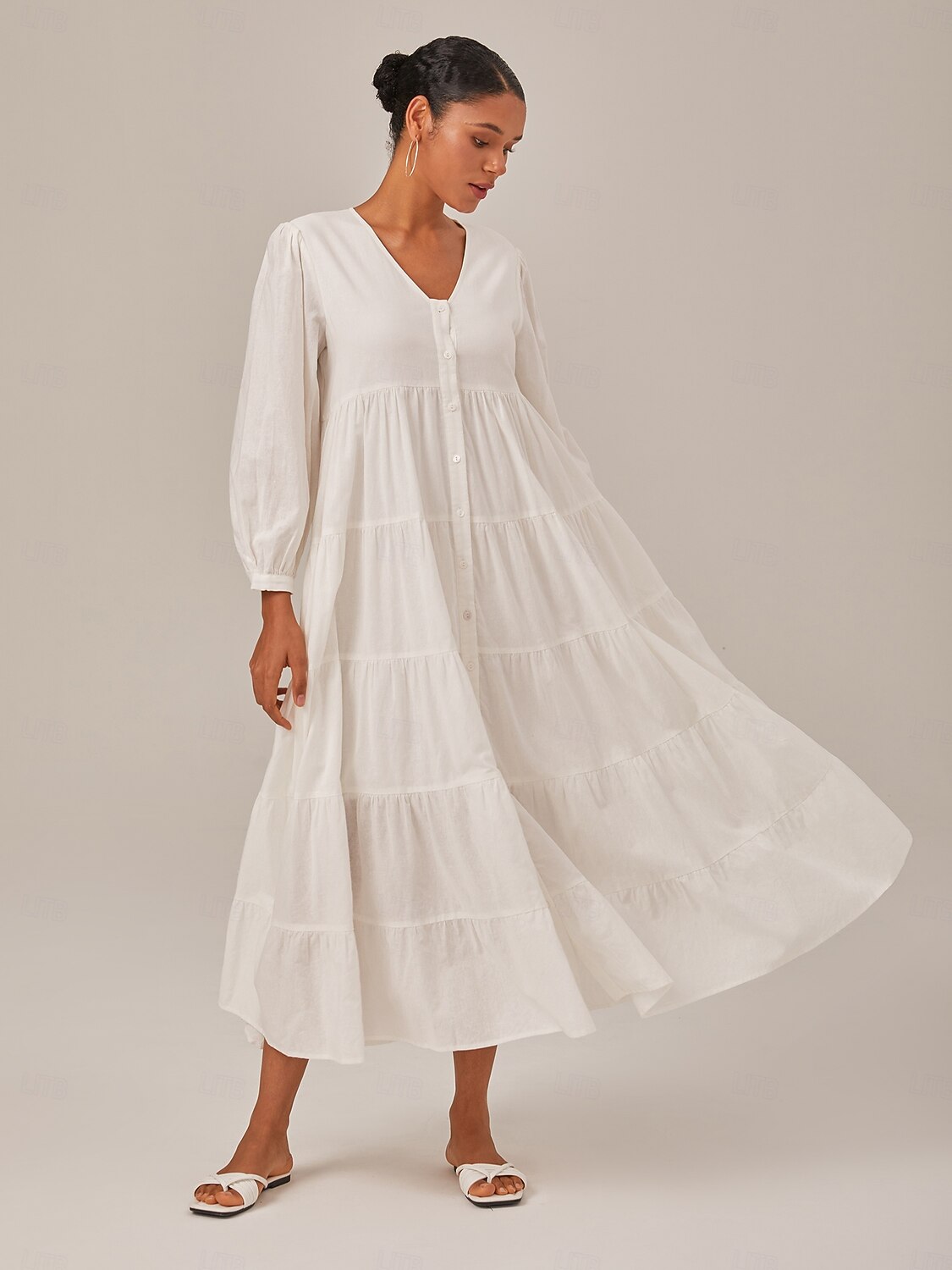 Жен. Женский Черный Лето Весна Осень Элегантный стиль Отпуск Один размер 2026 - $14.99 –P1