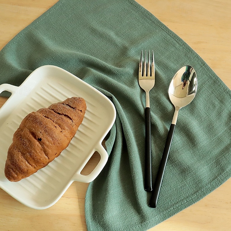 Cotton And Linen Napkins, Cloth For Wine Glasses, Kitchen Towels, Placemats, Kitchen Food Background Cloth 2025 - $4.99 –P8