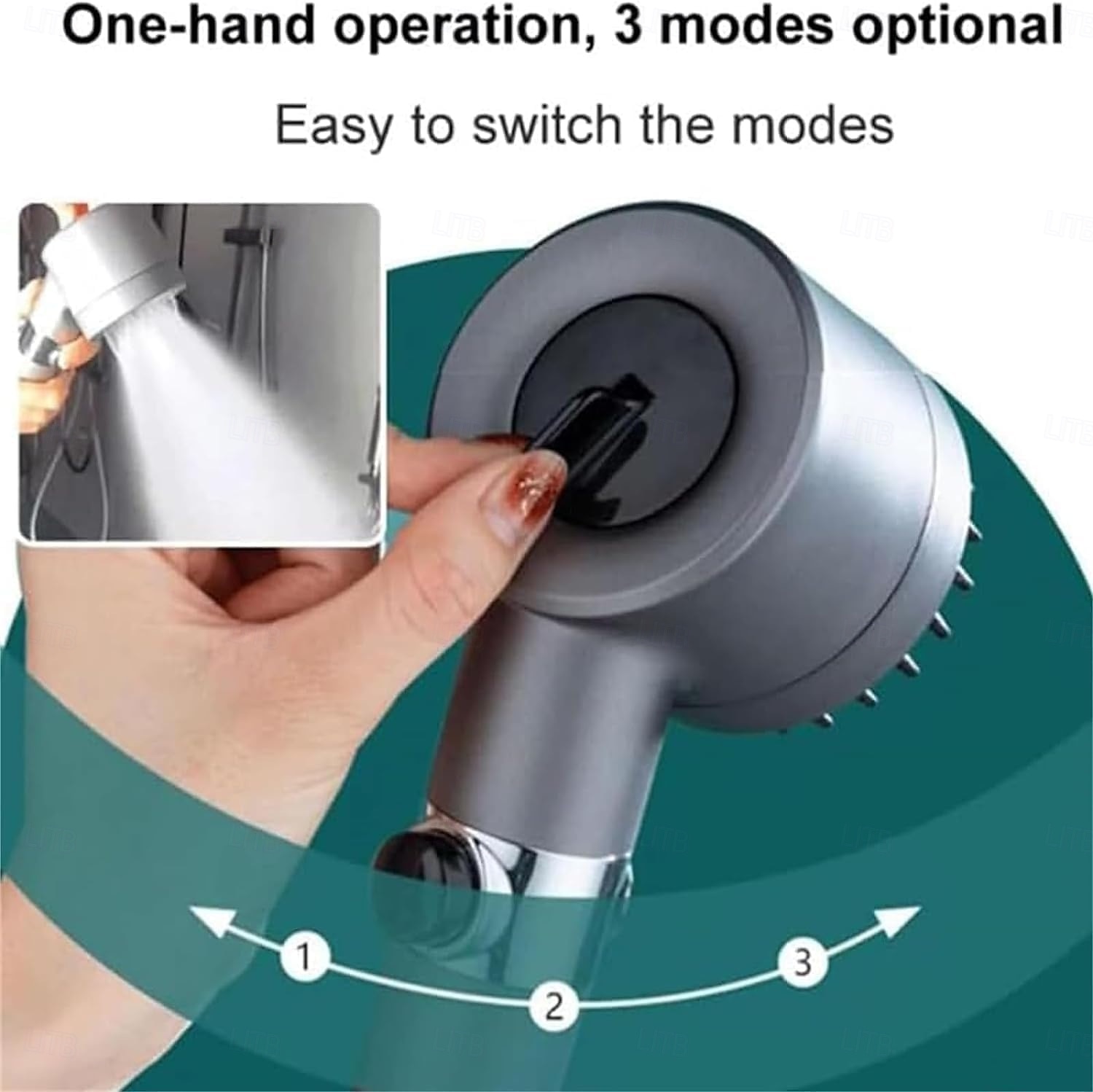 Ion Drops Filtered Showerhead with Hose, Filtered High Pressure Shower Heads with Handheld-Detachable Massage Shower Heads with Replacement-Cotton Filters 2025 - $29.3 –P1
