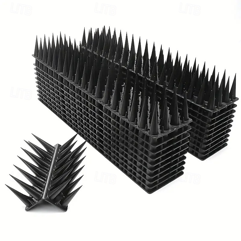 9,8 fot 4 rader anti-stick anti-stick anti-duva anti-stöld vapen fågel spik fönsterbräda balkong blomkruka staket vägg fågel spik 2025 - $20.99 –P5