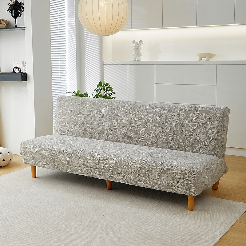 țesătură jacquard husă canapea extensibilă fără brațe huse canapea protector elastic husă bancă 2025 - $33.99 –P9