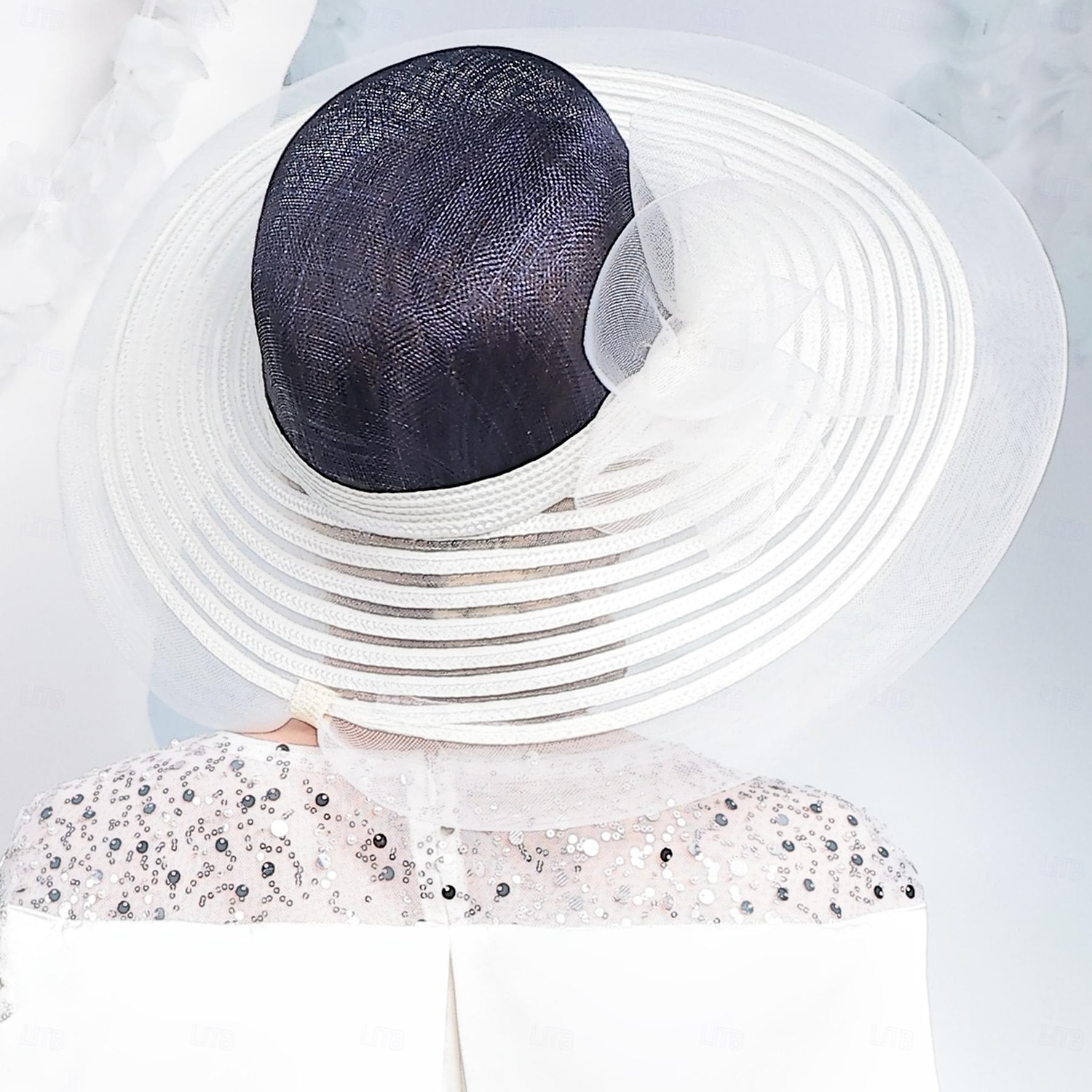 Καπέλα Λινάρι Ίνα Κλος καπέλο Τύπου bucket Καπελίνα Γάμου Πάρτι Τσαγιού Κομψό Γάμος Με Φιόγκος Κόψιμο Ακουστικό Καπέλα 2026 - $51.99 –P6