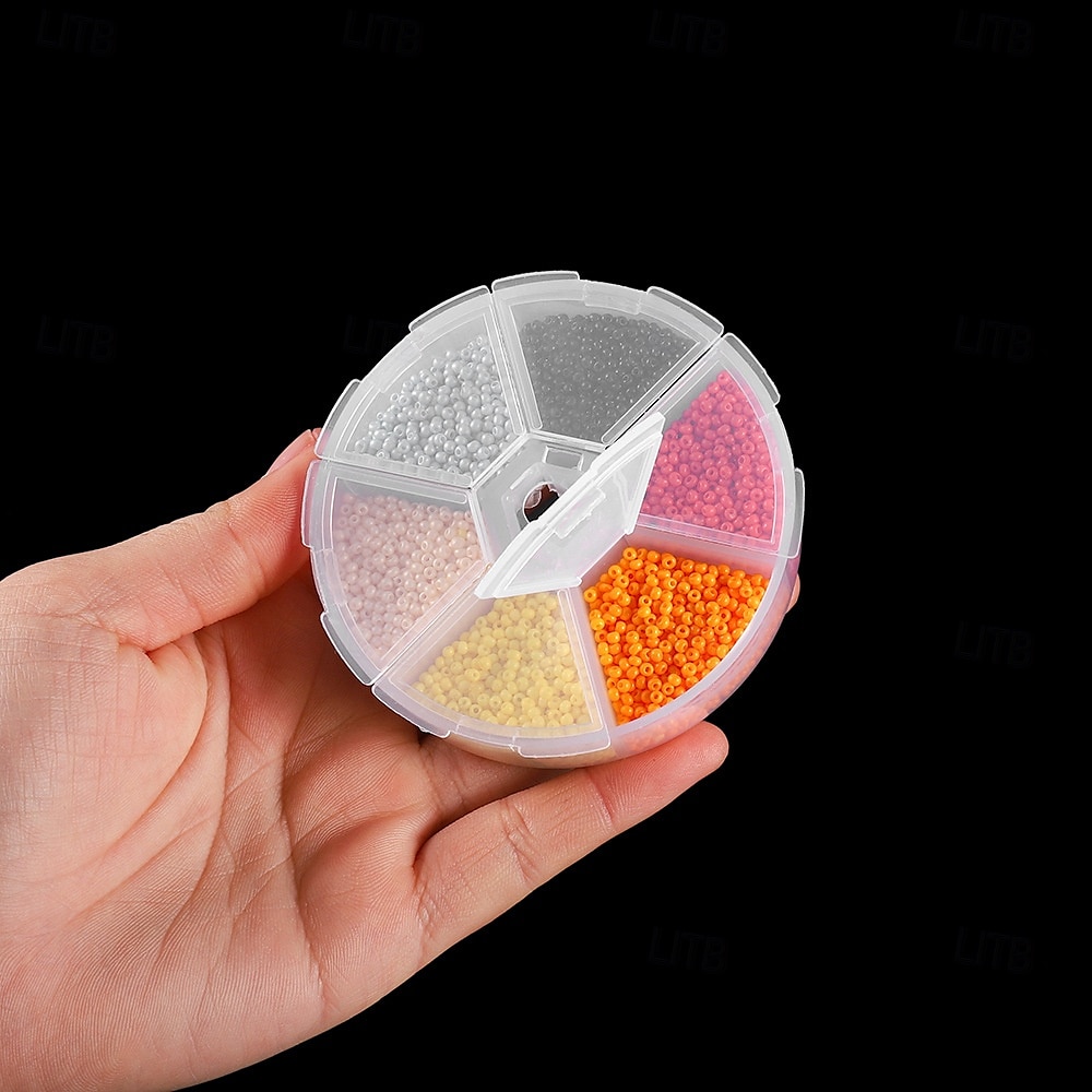 Juegos de cuentas esmaltadas en caja de 2 mm, kit de abalorios para hacer pulseras y accesorios de collar. 2025 - $5.99 –P5