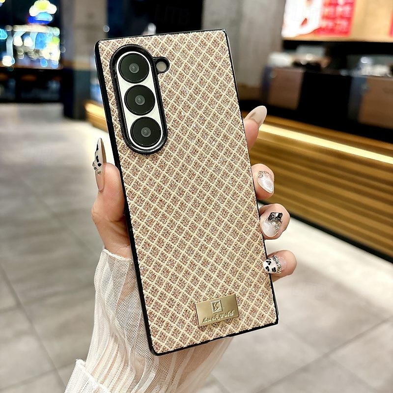 τηλέφωνο tok Για Samsung Galaxy Z Fold 7 Z Διπλώστε 6 Z Fold 5 Z Fold 4 Z Fold 3 Πίσω Κάλυμμα Ανθεκτική σε πτώσεις Ρετρό TPU PU δέρμα 2025 - $22.99 –P5