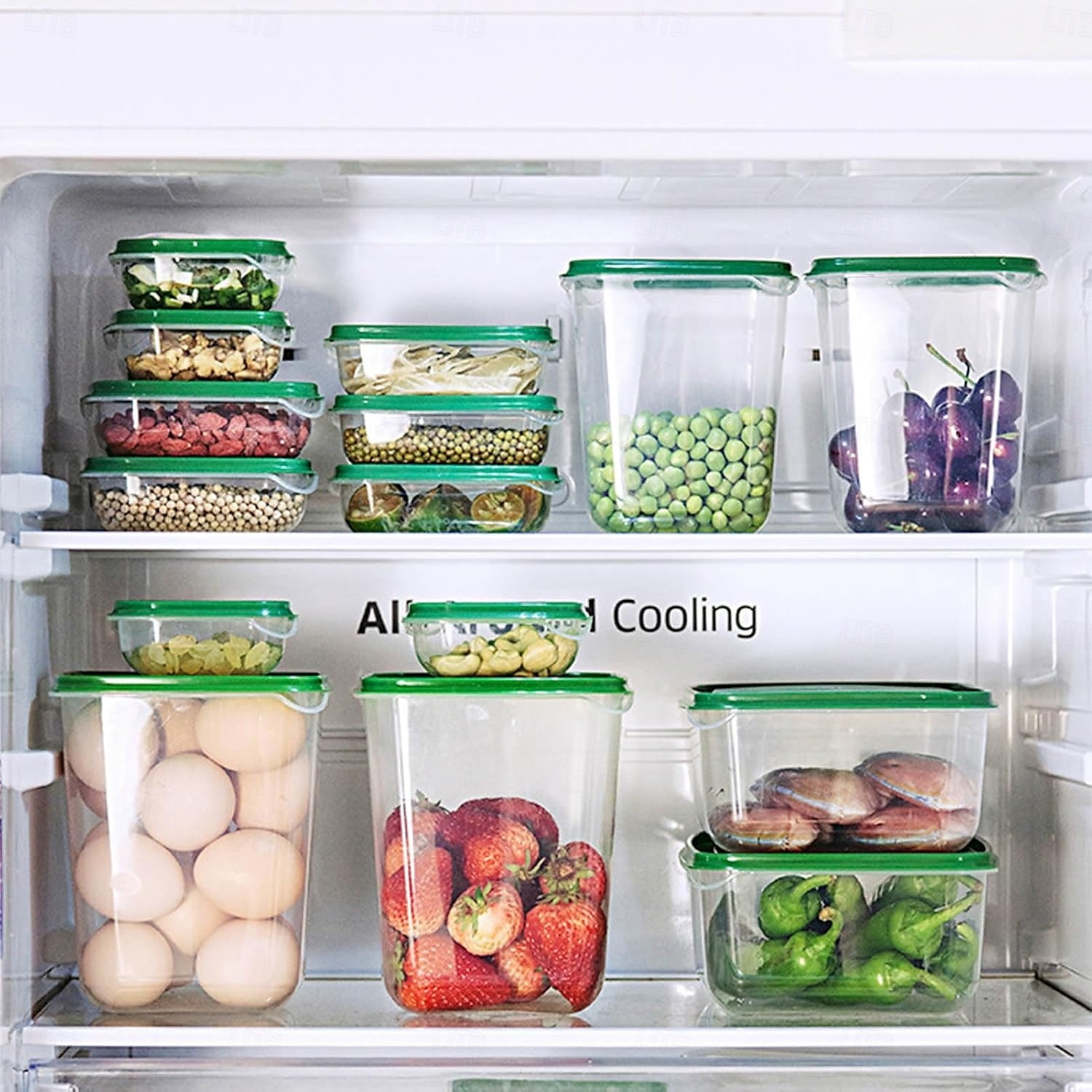 17PCS Food Container Fridge Bins, Leakproof Food Grade Plastic Various Sizes with Lid for Leftover Meals 2025 - $11.99 –P10