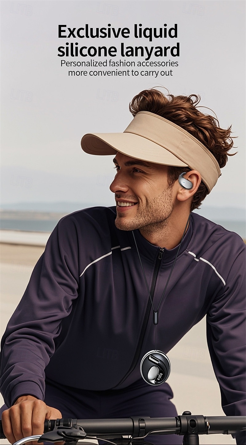 Open Ear Bluetooth Ear Hook Headphones with AI Translation Long Battery Life for Sports and Travel 2025 - €26.9 –P9
