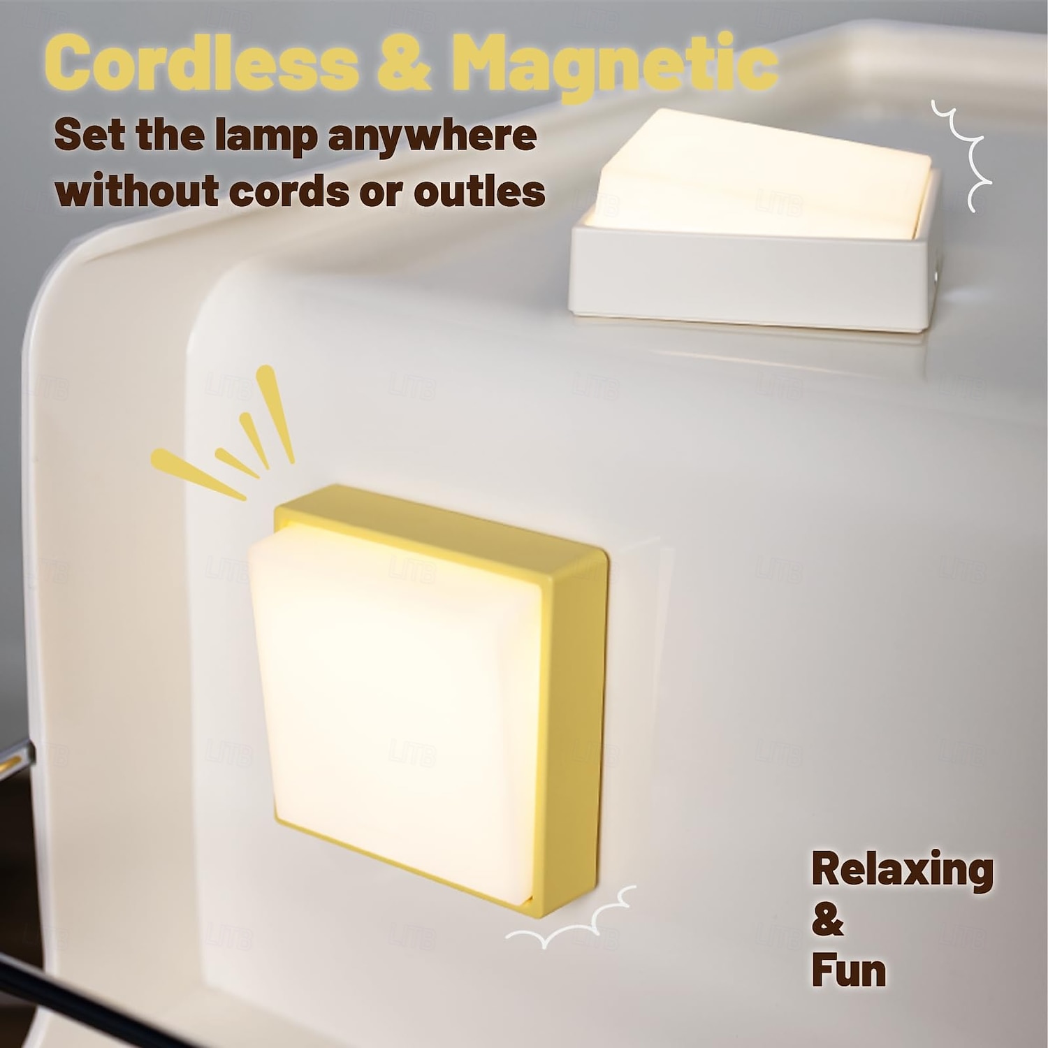 Wireless Dimmable Novelty Night Light, Magnetic Portable Battery Operated Wall Sconce Rechargeable, Toggle Design, for Bedroom, Nursery, Bathroom, Hallway, Kitchen 2025 - $12.99 –P5