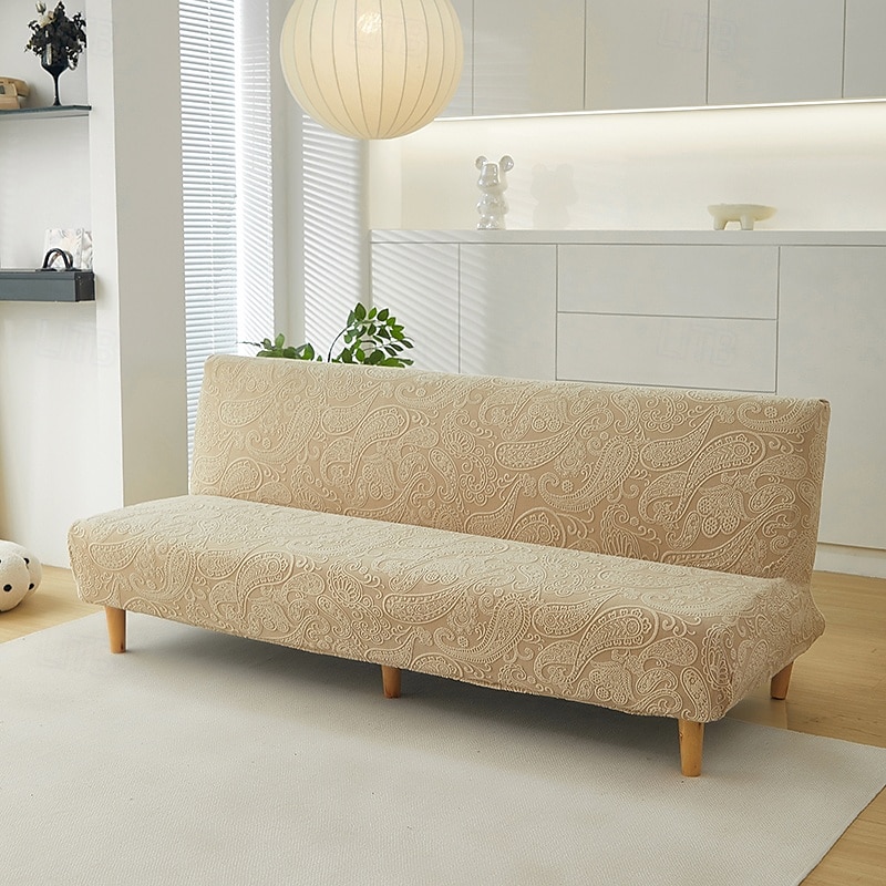 țesătură jacquard husă canapea extensibilă fără brațe huse canapea protector elastic husă bancă 2025 - $33.99 –P3