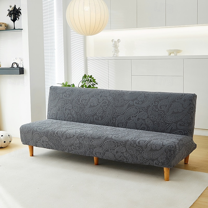 țesătură jacquard husă canapea extensibilă fără brațe huse canapea protector elastic husă bancă 2025 - $33.99 –P12