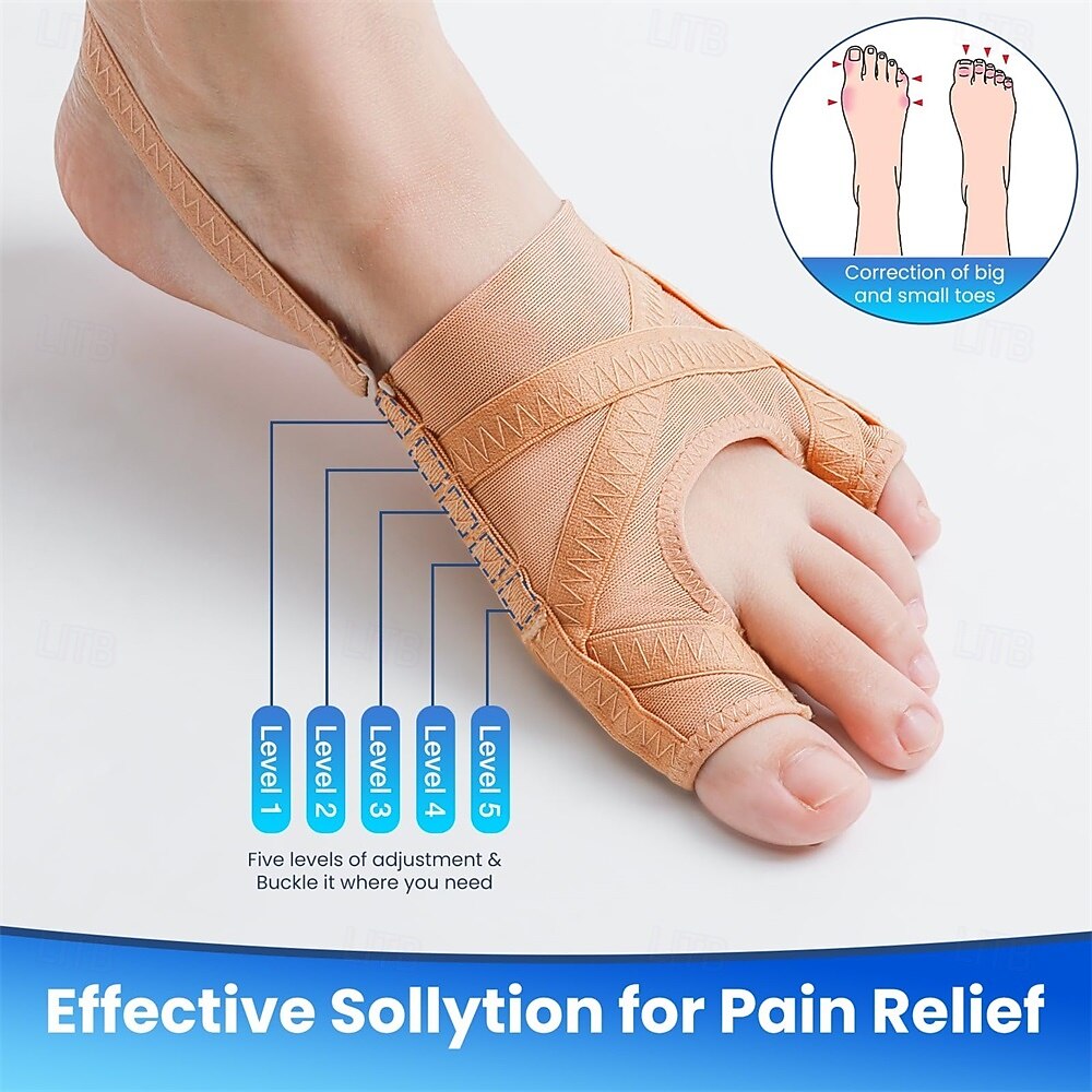 Bunion Corrector for Women and Men,Union Relief Protector Guards for the Thumb and Little Toe,Toe Corrector for Left and Right Foots, 1 Pai 2026 - $23.99 –P2