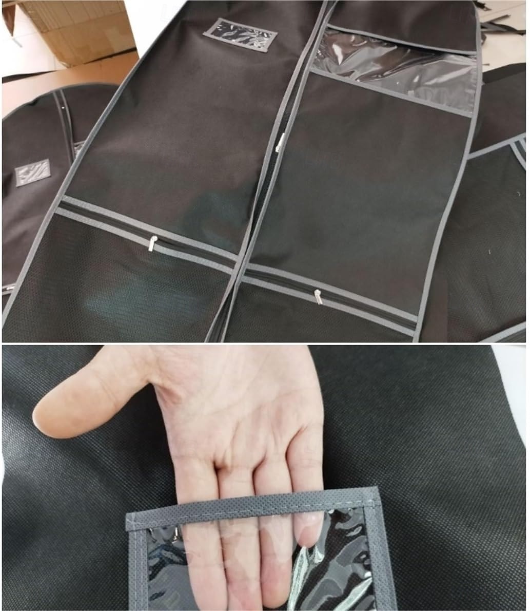 torby podróżne na ubrania i organizer do szafy pokrowiec na ubrania z uchwytami składany pokrowiec na garnitur ochraniacz na kurtki, płaszcze, koszule, sukienki i różne płaszcze 2026 - $15.99 –P7