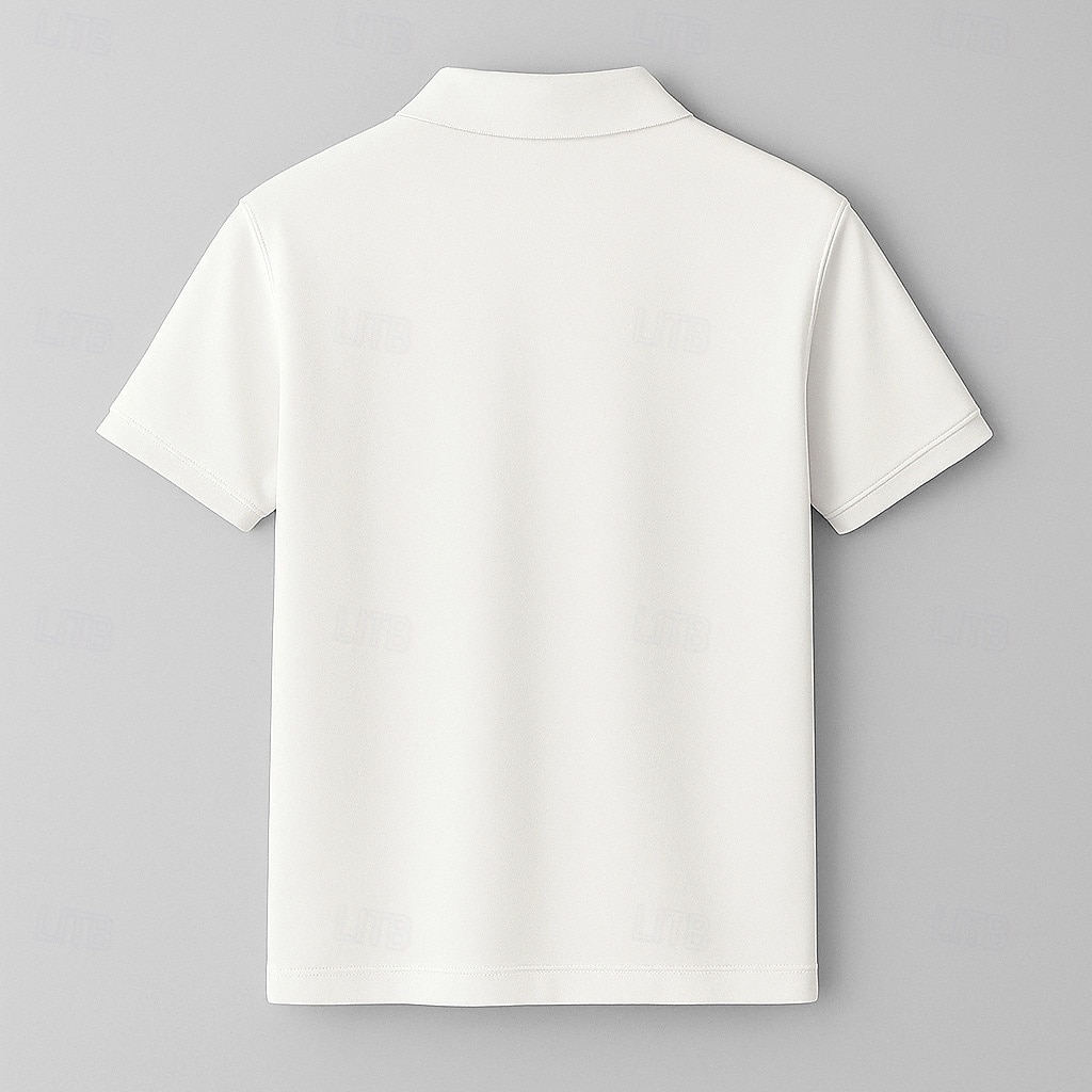 Homens Pólo Trabalho O negócio Coleira de gaivota Manga Curta Férias Vintage Bloco de cor Listrado Bloco de cor Listas Verão Primavera Preto Branco Azul Marinha Pólo de 2026 por $32.99 –P6