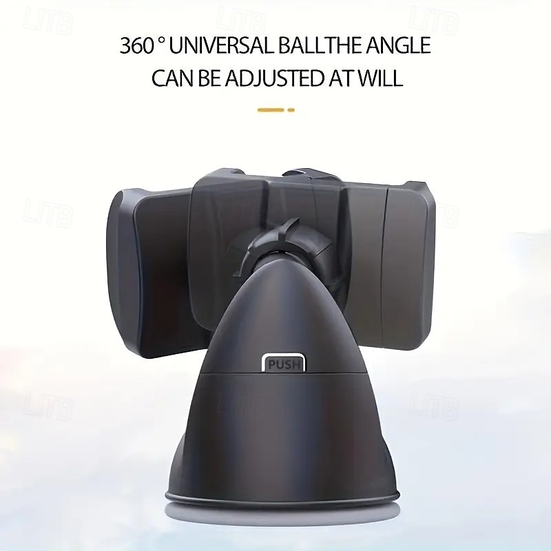 Free Rotating Car Phone Holder Adjustable Horizontal And Vertical Strong Vacuum Adsorption Car Gps Navigation Bracket Suitable For All Compatible Cell Phones 2025 - $17.99 –P5
