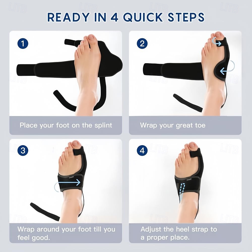 Bunion Corrector for Women Big Toe Straightener Orthopedic Bunion Splint Non Surgical Hallux Valgus Correction Hammer Toe Straightener Comfortable Breathable for Day Night 2026 - $24.99 –P6