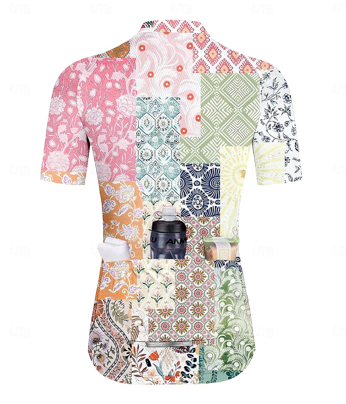 Mujer Maillot de Ciclismo Manga Corta Bicicleta Maillot Camiseta con 3 bolsillos traseros Filtro Solar Resistente a los rayos UV Transpirable Secado rápido Verde Deportes Ropa 2025 - $28.99 –P2